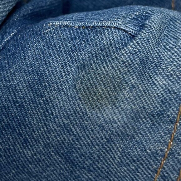 Vintage 1987 Fairview Teddy Bears Denim Overalls Tan Stuffed Animal 14" Tall - Picture 5 of 6